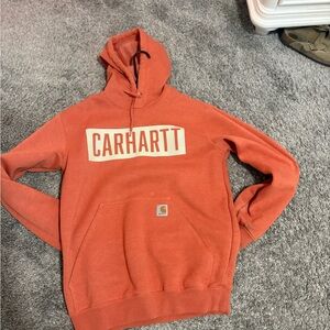 Carhartt Men's Rust Hoodie Sweater